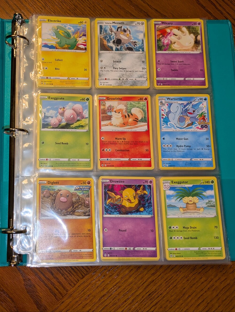 Pokemon Cards Binder 🔥 Pokemon Trading Cards Lot Collection